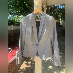 Worthington one button grey blazer size 4